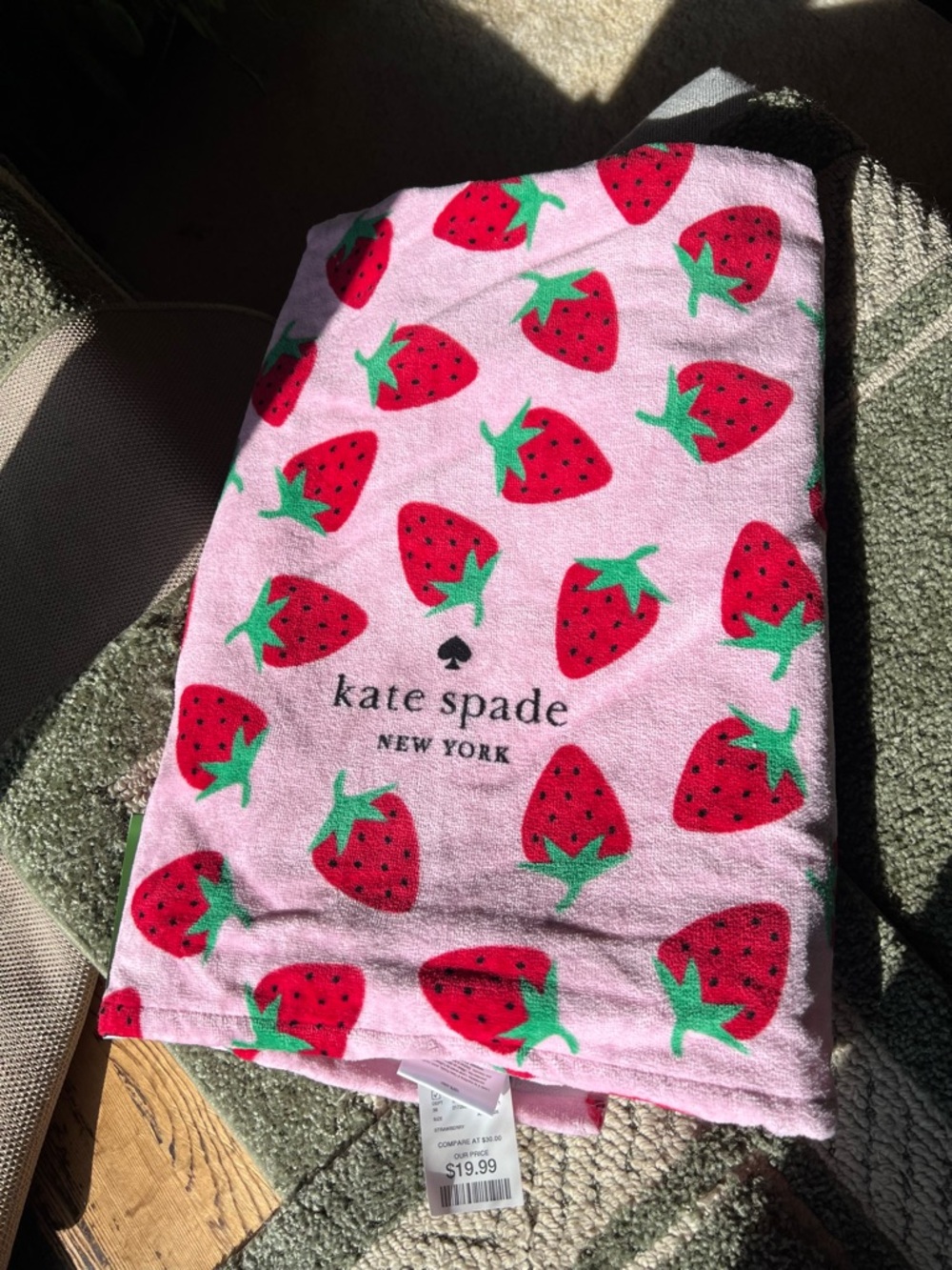 Kate Spade Strawberry Beach Towel